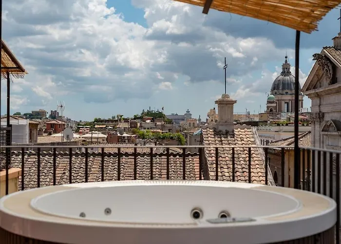 Sky Domus Historic Center Penthouse With Jacuzzi * Rom